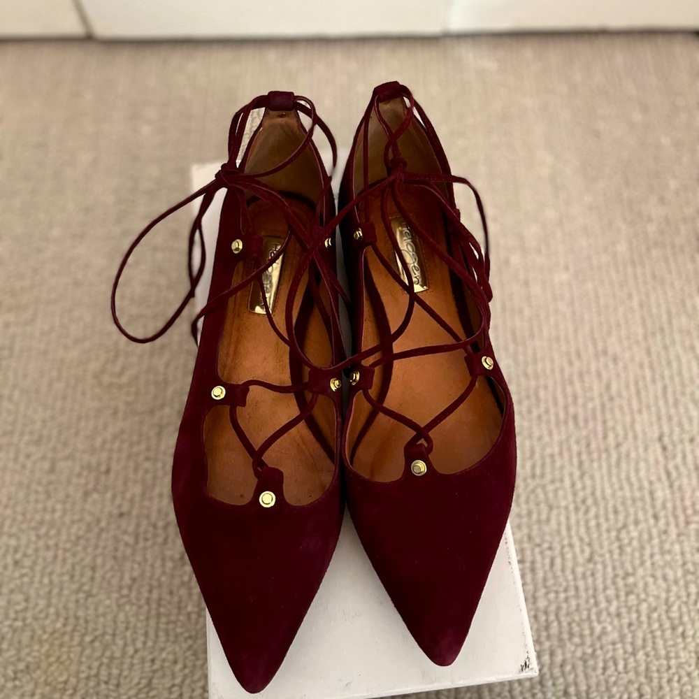Halogen / Nordstrom lace up flats